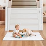 BBsecure Retractable Baby Gate for Stairs, 55
