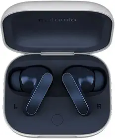 Fone de ouvido Sem Fio Bluetooth Motorola Moto Buds Cancelamento de Ruído Ativo - Dark Blue