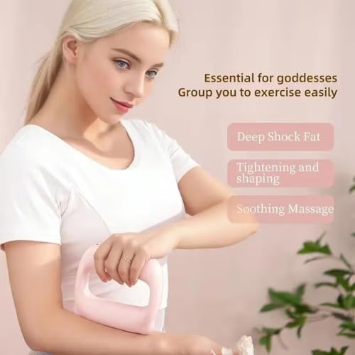 Image of Bitronix Belly Fat Burner Massager Belt Electric Fascia for Abdomen Waist Slimming Body Shaping Vibration Heat Therapy Portable Abdominal Toning Device (MULTICOLOR)