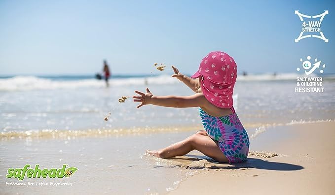 Jona UPF 50+ Sun Protection Flap Hat for Boys Girls Toddler Sun Hats Cap with Neck Flap Kids Legionnaire Hat Flap Cover Cap4