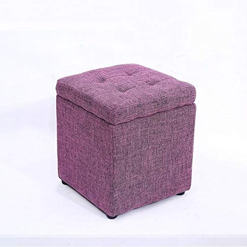 Tabouret de rangement en tissu contre le désordre du salon : optimisez votre espace avec style