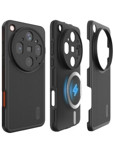 Image of TUDIA MergeGrip Designed for Oppo Find X9 Ultra Case (2026), [Military Grade Drop Tested] Dual Layer Slim Rugged Heavy Duty Shockproof Protective Phone Cover (Matte Black, MagSafe Compatible)