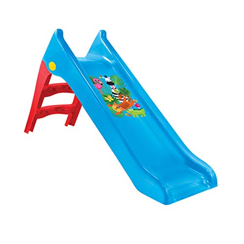 Mochtoys Kinderrutsche 11965, Wasserrutsche, 140 cm Rutschlänge, wetterfest, Farbe:blau