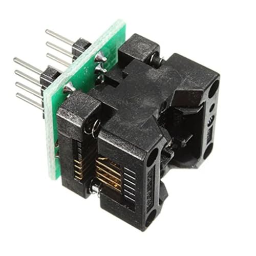 Image of SOIC8 to DIP8 Programmer Adapter Socket, 150mil IC Test Socket Converter Module