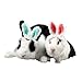 DOITOOL 2pcs Adorable Rabbit Ear Headband for Small Dogs Warm Pet Headdress Bunny Accessories Soft Pet Dress up
