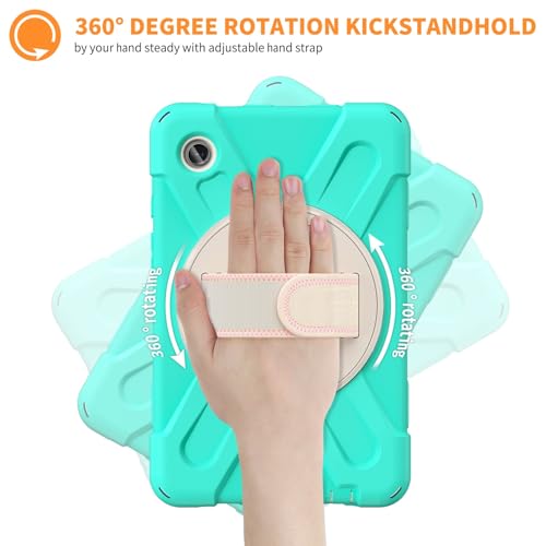 Coque Galaxy Tab A9 8.7 pouces verte idéale pour le travail et les loisirs - 6