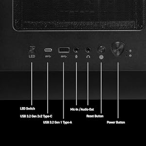 msi Codex R2 Gaming Desktop PC | NVIDIA GeForce RTX 5070 12GB | Intel Core i5-14400F | 32GB DDR5 RAM | 1TB NVMe SSD | Air Cooling | Wi-Fi 6E | Windows 11 Home | VR Ready | D14NVP5-613US — photo 6 of 6