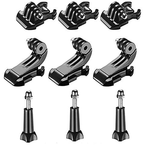 DUTTY 9-in-1 chest strap accessory kit, including movable base, J-hook and cap screw, compatible with gopro Hero 3 3+ 4 5 6 7 Cover