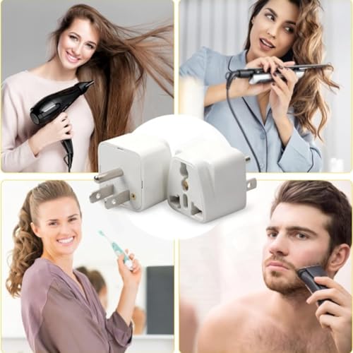 Image of FREE SPIRIT 3-Pin US Conversion Plug Type-B, Heavy-Duty Electrical Adapter for Industrial Use, Durable and Reliable, Easy Installation