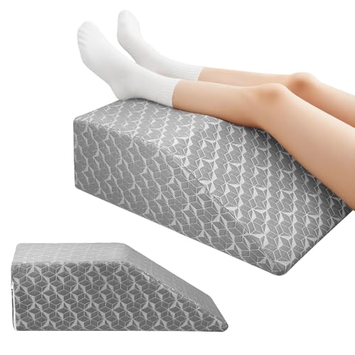SUBCULTUREPICK Leg Elevation Pillows,Wedge Pillow for After Surgery, 8' Leg...