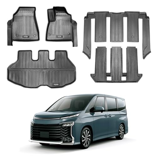 Shvgen 対応 トヨタ 新型 VOXY NOAH ヴォクシーノア 90 系フロアマット 防水 (1~3列目)+ラゲッジマット7人乗用 3D ノア ヴォクシー90系 アクセサリー 90ノア 車 フロアマ ット 防水マット2022年~現行 カーマット消臭/