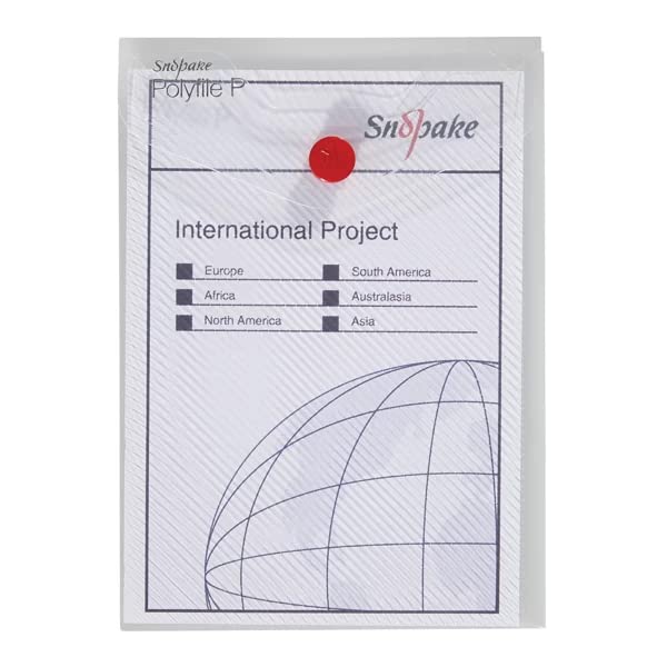 Snopake Polyfile P File Wallet Portrait A6 Clear (Pack of 5) + Free FINCHLEY Refill Pen (1)
