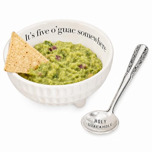 Product Image of the Mud Pie 4851076 Guacamole Serving Dish Set, White