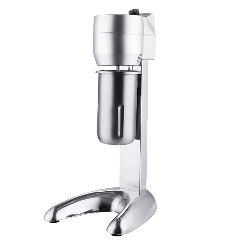 Electric Milk Shaker Machine Milkshake Maker with 34oz Mixing Cup Drink Mixer Stepless Speed Regulation Adjustable Milkshake Mixer Smoothie Maker Blender for Protein Shakes Cocktails Ice Cream (Size