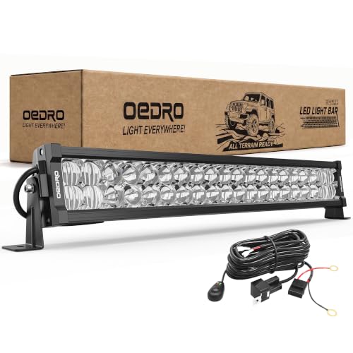 Image of OEDRO LED 24 Inch Light Bar 250W 17500LM Spot Flood Combo w /Wiring Harness