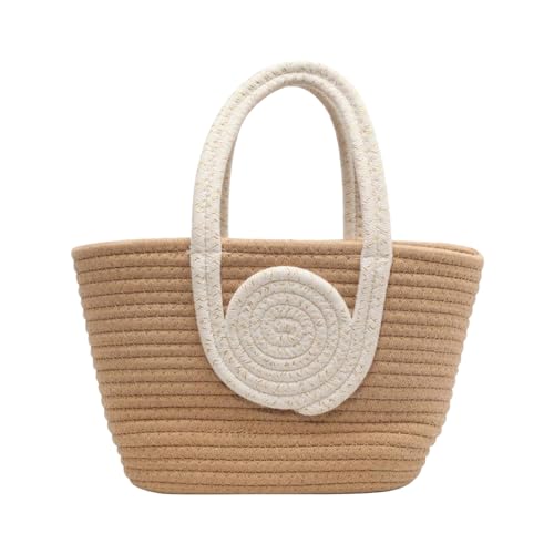 Bolso Tote Grande para Mujer en Paja Tejida miniatura 1