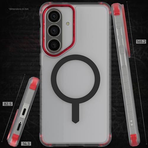 Image of Ghostek Covert Clear S26+ Case MagSafe Compatible with Magnetic Ring, Slim Thin Shockproof Phone Cover Designed for 2026 Samsung Galaxy S26 Plus (6.7 inch) (Clear)