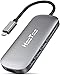USB C Hub Multiport dongle, 8-in-1 USB C Adapter with 4K USB C to HDMI, USB C Charging, Gigabit Ethernet,3 USB 3.0, SD/TF Card Reader, USB C Dock Compatible Apple MacBook Pro 13/15 (Thunderbolt 3)