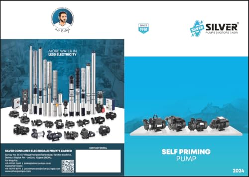 Image of Silver Pumps Bulbul Plus 100|1hp Water Pump|Anti jam Winding|Pure Copper Winding|2 Years Warranty