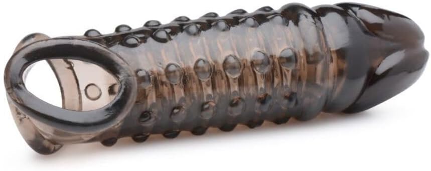 Size Matters 3 Inch Clear Extender Sleeve – Rubber Penis Extension, Cock Sleeve Enlarger, Adult Sex Toy for Men, 10.75" Length.