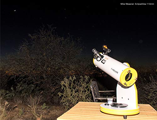 Image of Meade Instruments Day and Night Telescope - 227001 EclipseView 114mm Reflecting Telescope with Removable Filter,Black /White /Yellow