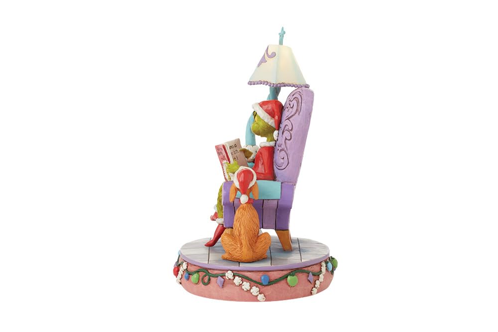 The Grinch by Jim Shore Grinch In A Large Chair Light Up Figurine
