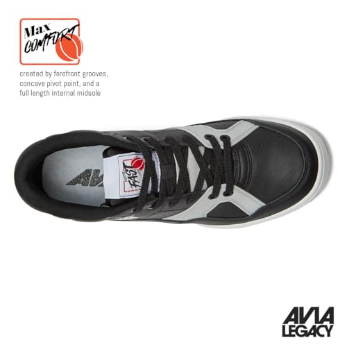 Avia 855 Men’s Basketball Shoes, Low Top Retro Sneakers for Indoor or Outdoor, Street or Court, Sizes 7 to 154