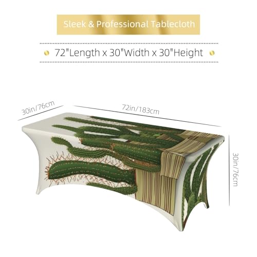 Nappe de table extensible élasthanne 1,8m housse rectangulaire infroissable blanche pour buffet