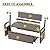 EasyUp 80 Gallon Outdoor Storage Bench Lockable Deck Box Outdoor Storage Box Waterproof for Patio,Garden,and Porch – Perfect for Storing Garden Tools and Cushions(Gray)