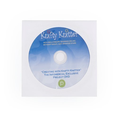 Knifty Knitter Infomercial DVD Demonstrations and Instructions for 11 Beginner Intermediate and Advanced Projects Using Loom Knitting Knifty Knitter Infomercial DVD Demonstrations and Instructions for 11 Beginner Intermediate and Advanced Projects Using Loom Knitting