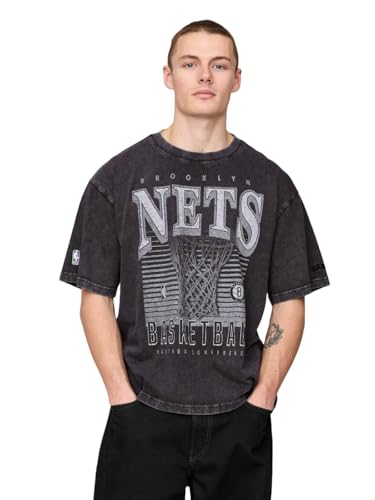 GAP Men's NBA Graphic T-Shirt, NETS, Large