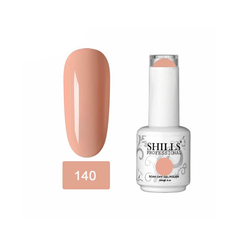 Image of SHILLS PROFESSIONAL UV /LED Soak Off Gel Polish (Gel nail polish) Nail art nail polish Color Shade 140