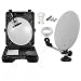 Produktbild HD Mobile Camping LKW Sat Anlage im Koffer 40cm Schüssel LNB 0,1 10m Kabel für HDTV UHD 3D 4K geeignet (Camping Sat Anlage + Satfinder, 40cm)