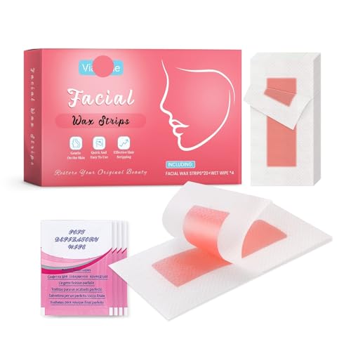 KLYso Bandas De Cera Facial: Depilación Suave For Una Piel Suave Y Limpia, Fácil Aplicación, Aptas For Todo Tipo De Piel.(3PCS)