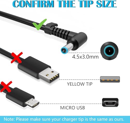 Image of WeFly 230W Laptop Adapter Charger for HP Omen 15 16 17 M41303-001 M85389-003 M35733-001 TPN-LA10 TPN-DA12 19.5V 11.8A Gaming Laptop Adapter 4.5x3.0 mm Blue tip (230W)