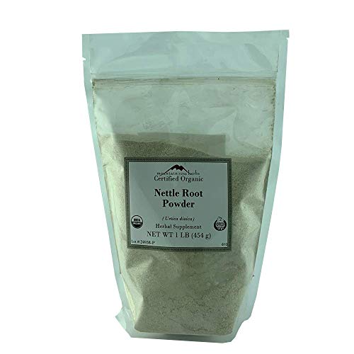 Organic Nettle Root Powder 1lb Bulk
