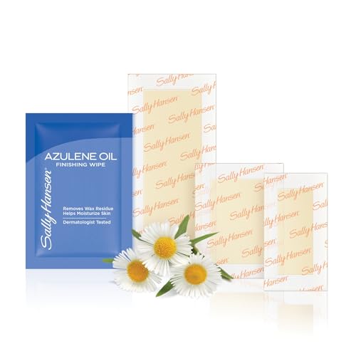 Image of Sally Hansen Wax Kit Wax Strips for Face & Bikini| Vegan, Dermatologist Tested, Long-Lasting Smooth Skin | 20 Count, Pack of 2
