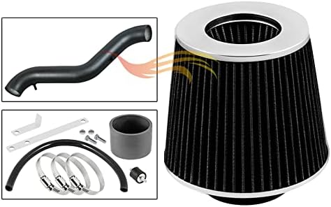 Air Intake Black Ram Air Intake Kit Compatible With 2005-2010 Grand Cherokee/Commander 3.7L V6