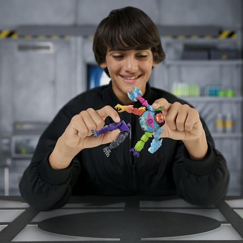 MrBeast Lab Hybrids Mega Pack, Reveal Different Hybrid Parts To Create 5 Mix & Match Action Figures, Including a Mega Torso Panther Experiment To Reveal Hybrid's Real Colors, Collect 30+ Beasts