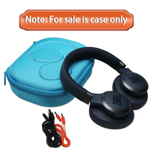 Image of LTGEM Carry Hard case for JBL Live 660NC /460NC /650BT Series and JBL Tune 500BT /570BT /510BT Series and Other Types of Headphones. (Sky Blue)