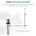 Sink Drain Extension Rod for Bathroom Pop-Up Vertical/Horizontal Rods, 6 Inch Sink Pop Up Rod Assembly Universal Basin Lengthen Extender, 1 Pack