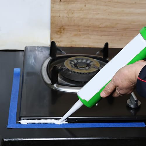 Image of Bates- Caulking Silicone Gun, 10:1 Thrust Ratio, Hand Caulking Guns, No Drip (Pack of 2)