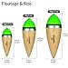 THKFISH Fishing Bobbers Slip Bobbers for Fishing Floats Bobbers for Fishing Balsa Bobbers for Steelhead Fish Float Rigs Freshwater Saltwater Floatage