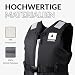 NOARD Schwimmhilfe – Black Edition – 50-70 kg – Schwimmweste für Erwachsene geeignet – 50N Auftrieb – inkl. Solas Reflektoren