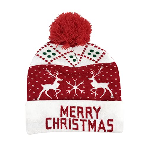 StrickmüTze Herren Herbst Faltbar Übergangsmütze Ripp Mütze Mode Beanie Cap mit großem Kunstfellbommel Laufkappe Dicke Crochet Outdoor Strickmütze Wintermütze Snowboarden Motorradfahren Fahren Kappe Cover