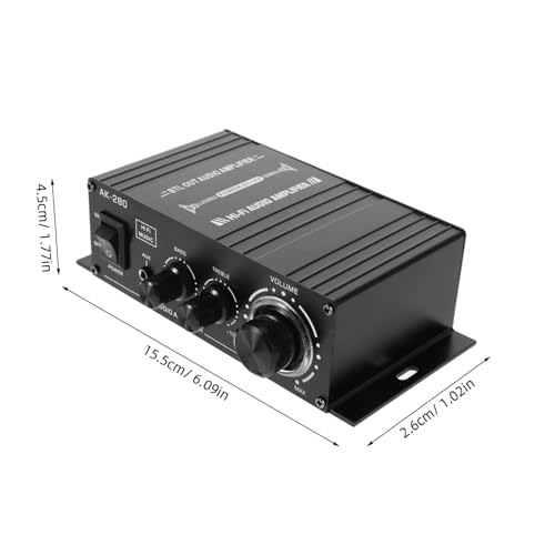 Amplificador de audio versátil PRETYZOOM de aluminio mini 2