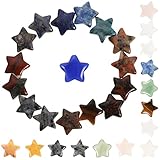 Healifty 30pcs Shaped Stones for Home Decor Elegant Five-Pointed Stars for Tabletop Decoration Unique and Stylish Gemstone Accents for Desktop and Office Spaces