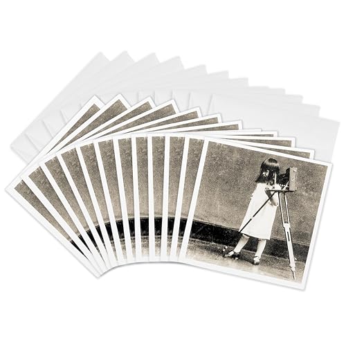 Cartes de vœux vintage lot de 12 avec enveloppes pour accompagner vos cadeaux