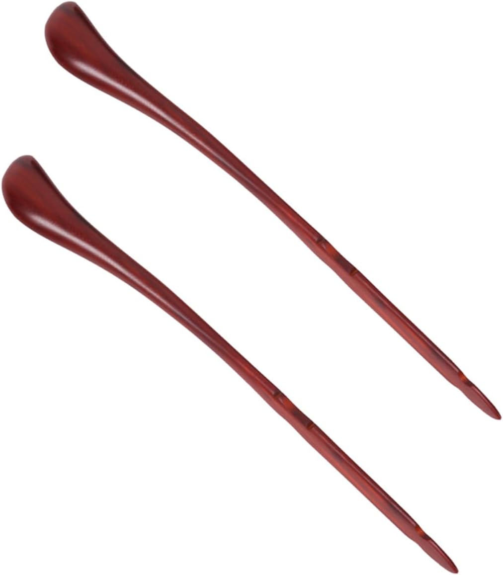 2pcs Large Sandalwood Dulcimer Practice Hammers with Bucket Smooth Texture Creative Dulcimer Accessories for Hammered Instrument Players
