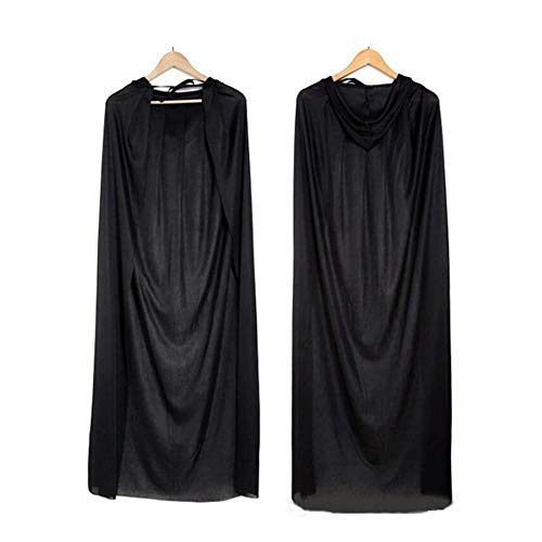 Hinleise mantello da strega mago - mantello nero